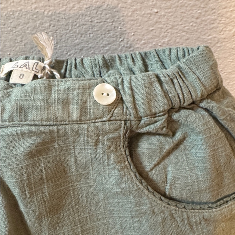 NWT Size 8 LALI Lily Pad Green Begonia Shorts! - Picture 12 of 12